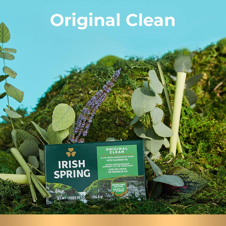 Aloe Vera Moisturizing Bar Soap | Irish Spring | 44.4 Oz | Hydrating Cleanser