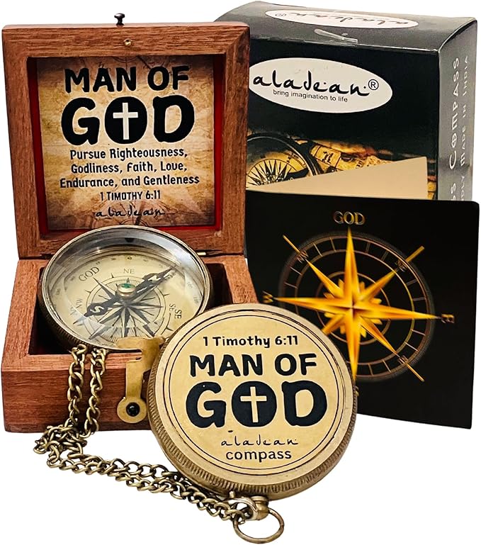 Religious Gifts for Men Engraved Compass for I Know The Plans -God, Camping Compass Christian Gifts Catholic Boys Girls Baptism Communion Inspirational Graduation Gifts