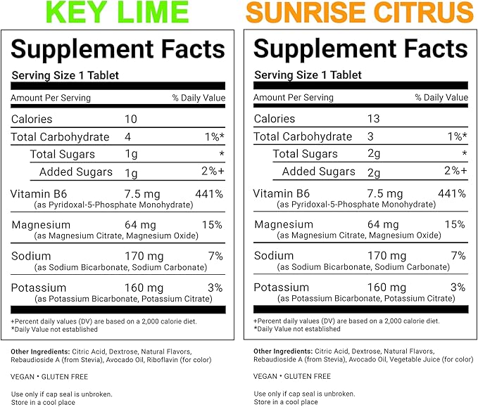 Lime & Citrus All Natural Hydration & Kidney Health Supplement to Combat Calcium Oxalate Crystal Formation, 80 Tablets