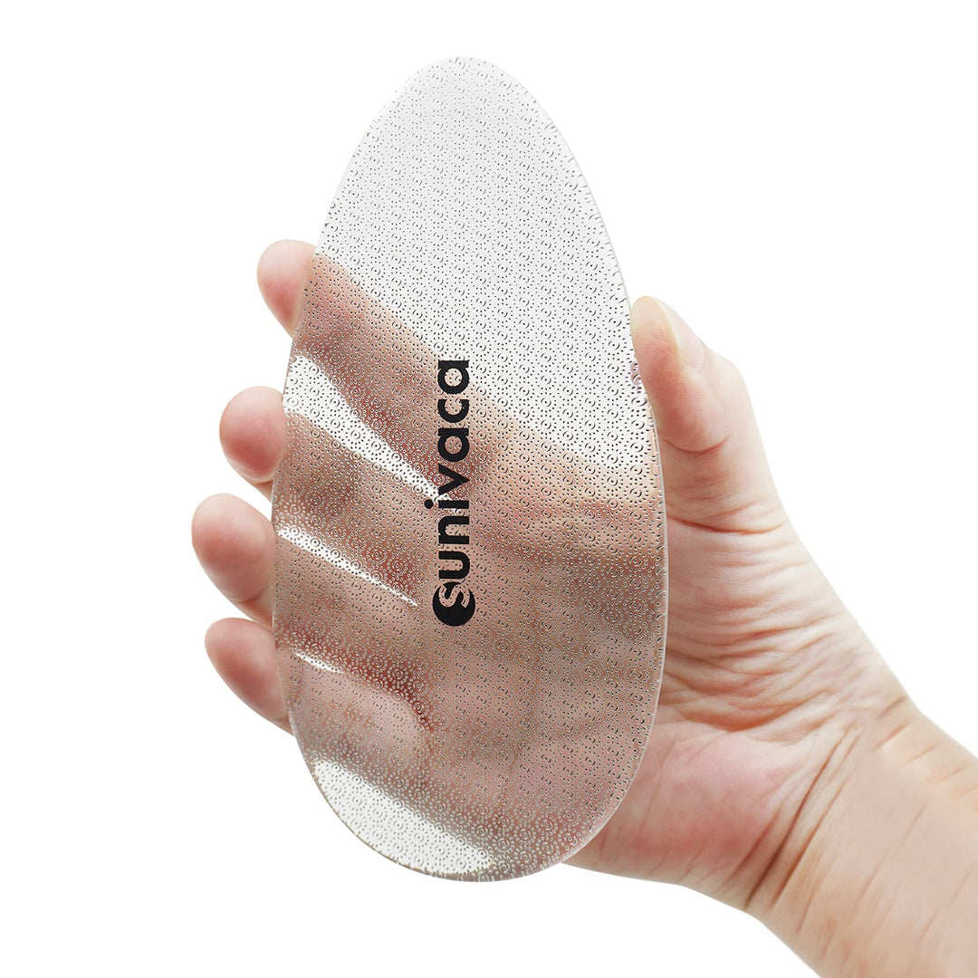 Sunivaca Glass Foot File Callus Remover For Feet, Heel Scraper, Pumice Stone, Diabetic Feet Scrubber Dead Skin Remover For Feet