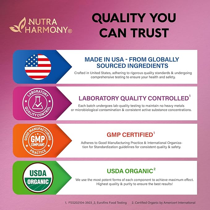 Liquid Iron Supplement for Women 18 mg - USDA Organic Iron Drops - with Folate, Vitamin B12 & B6 - Iron Level & Energy - Gentle & High Absorption Glycinate Form - Cherry Flavor, Sugar-Free - 4 fl oz
