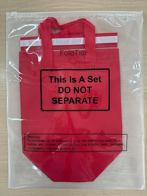 50 Pcs Insulated Take Away Bags Bulk Thermal Insulation Food for Coffee Milk Tea Hot Cold Food Fresh Seafood Cooler Pizza Delivery Bags for Catering Restaurant Grocery (Red)