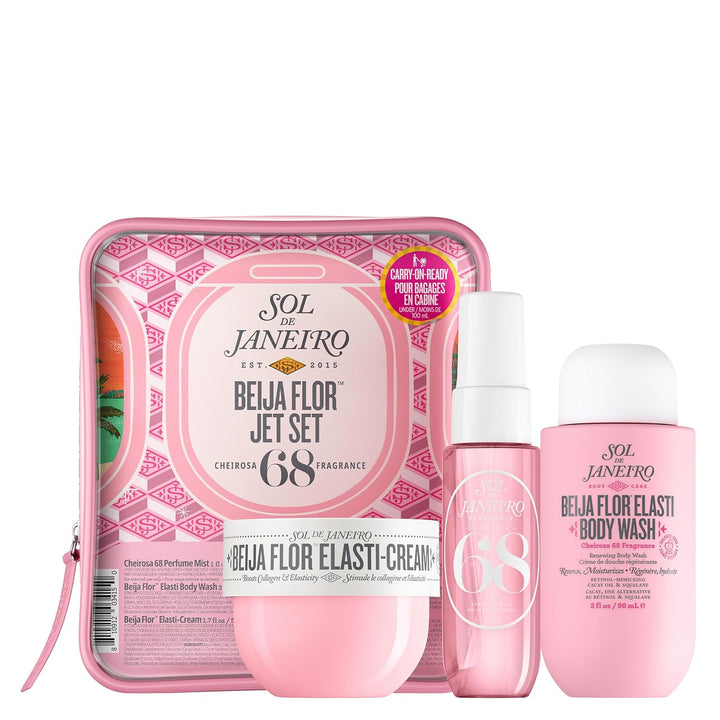 SOL DE JANEIRO Jet Set | Travel-Size Body Care Set | Tropical Fragrance