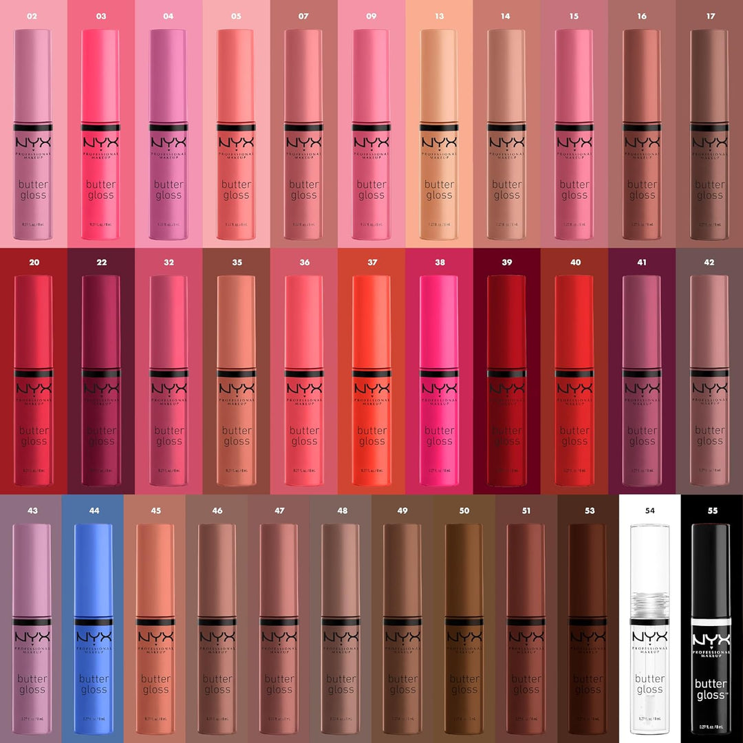 NYX Butter Gloss | Non-Sticky Deep Brown Lip Gloss for All Skin Tones