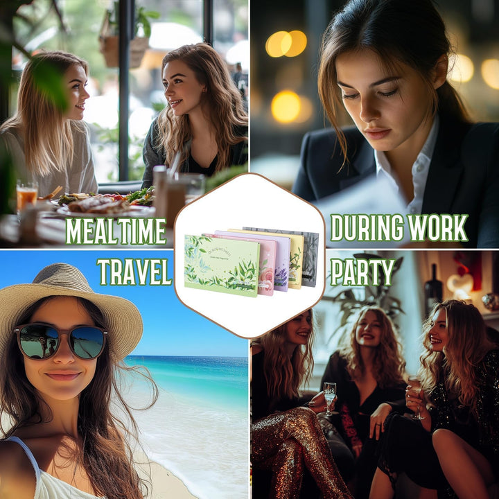 Oil Blotting Sheets for Face - MAQIHAN 5 Scents,750 Counts Oil Absorbing Sheets Blotting Paper for Oily Control Skin Paper,Must Have Face Oil Sheets Premium Bamboo Charcoal Blotter Paper for Women