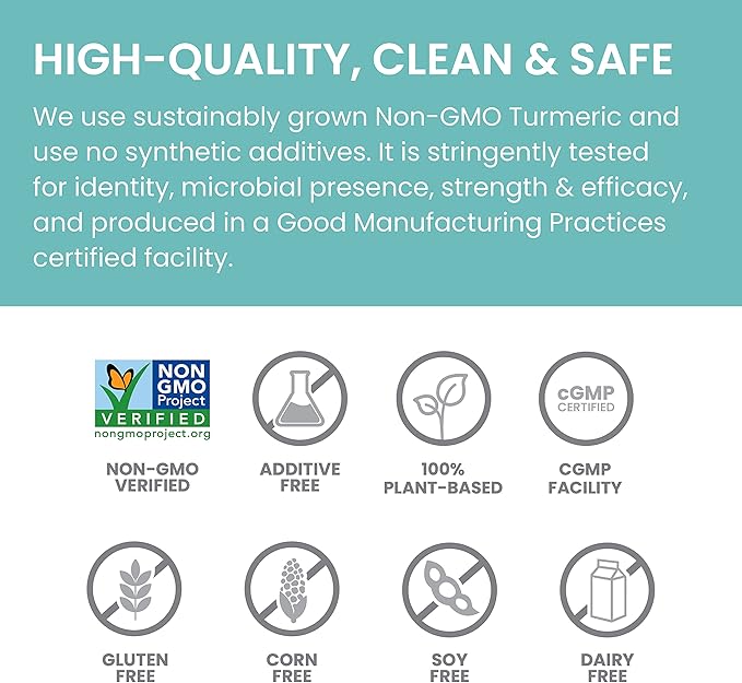 Himalaya Turmeric 95 Supplement with Curcumin/Curcuminoids, Joint and Muscle Support, Optimum Flexibility and Mobility, 600 mg, Non-GMO, Vegan, Gluten Free, 30 Capsules, 30 Day Supply