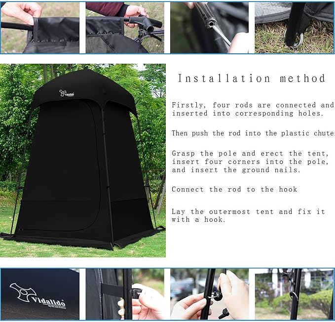 Outdoor Shower Tent Changing Room Privacy Portable Camping Shelters