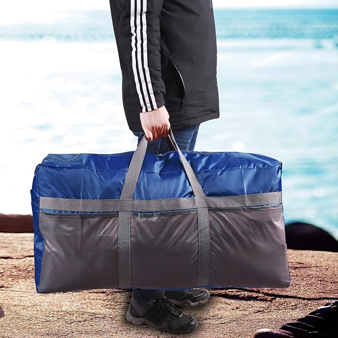 REDCAMP Foldable Travel Bag, Large Sports Bag, 75L/96L/100L, Lightweight Waterproof Tote Bag