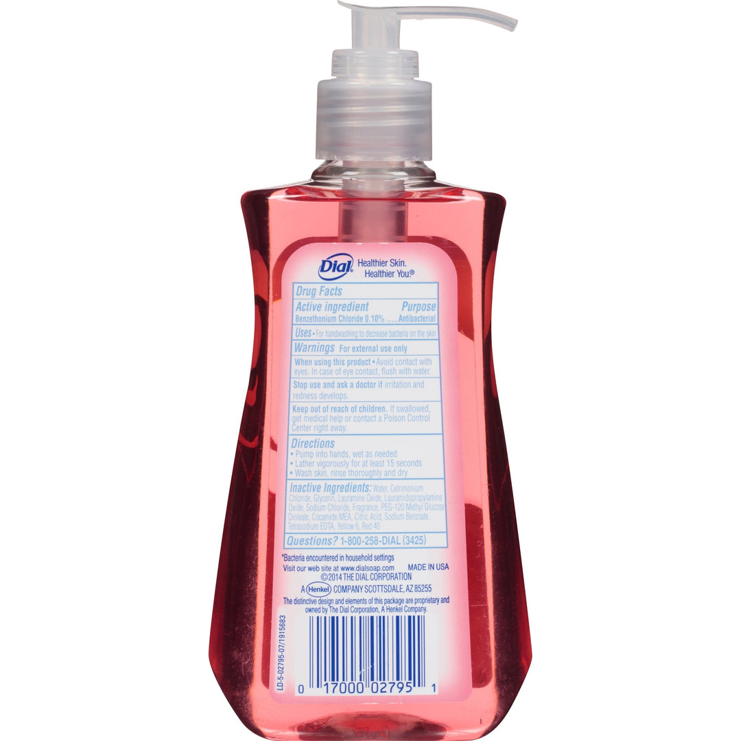Dial Antibacterial Liquid Hand Soap, Pomegranate & Tangerine, 7.5 Ounce