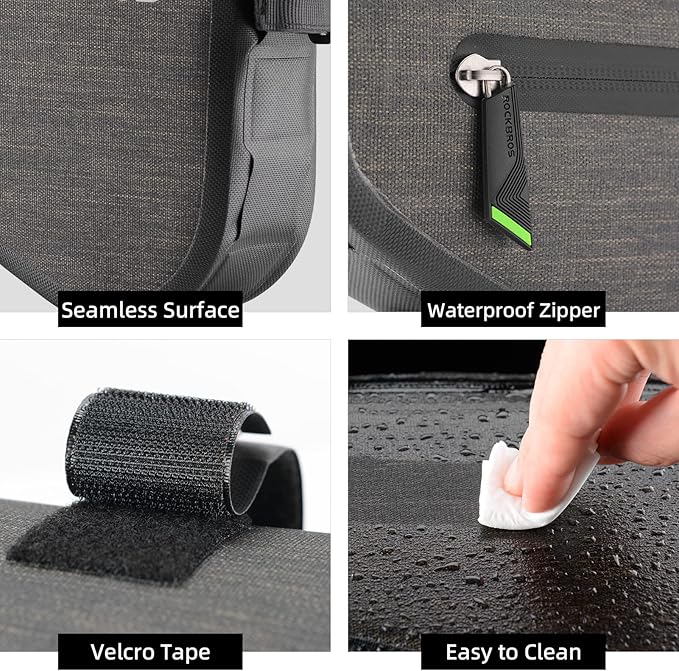 ROCKBROS 5L Bike Bicycle Frame Bag Waterproof Bikepacking Bike Bag Triangle Frame Bag Large Bike Storage Bag Under Frame 5L