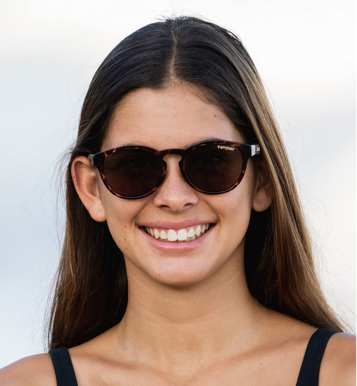 Tifosi Svago Sunglasses (Tortoise, Brown Polarized)