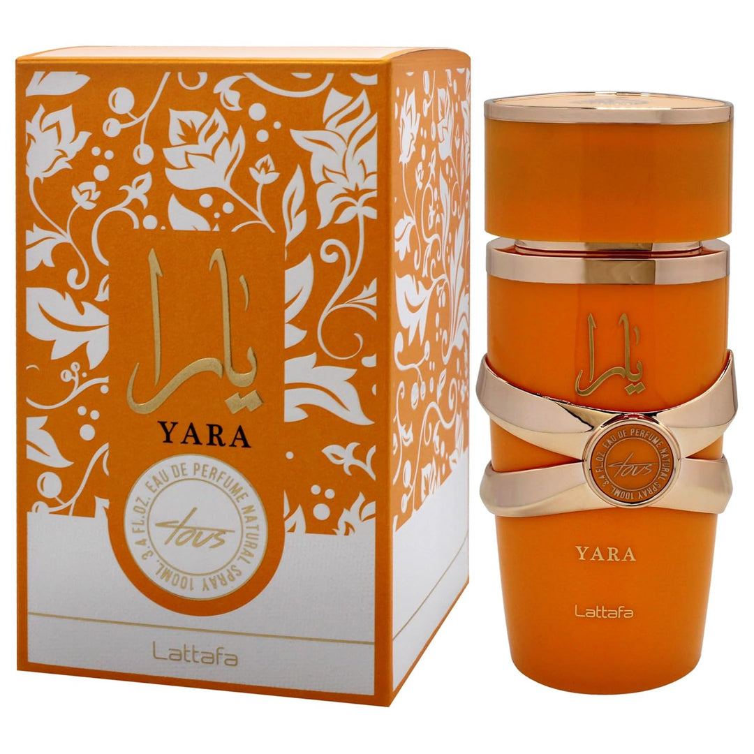 Lattafa Yara 5th Anniversary Eau de Parfum Gift Set | Floral & Fruity | 2 x 3.4 Oz