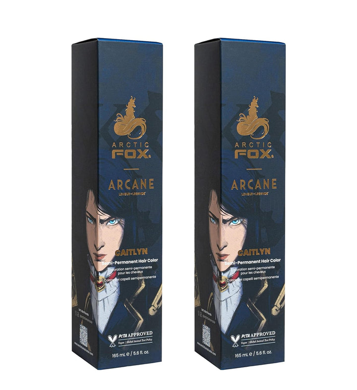ARCTIC FOX Vegan Semi-Permanent Hair Color Dye | AURORA KISS 5.6 Fl Oz (2-Pack)