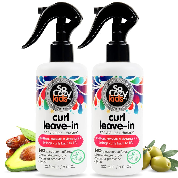 Cozy Leave-In Conditioner Spray | Paraben-Free Detangler for Kids' Curly Hair