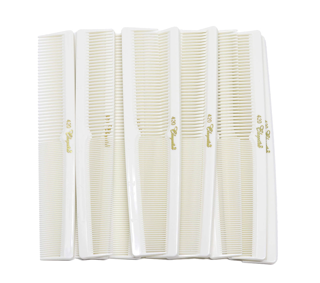 Krest Cleopatra 420. 7 Inch Hair Cutting Combs. Barbers & Hairstylist Combs. 1 Dz.