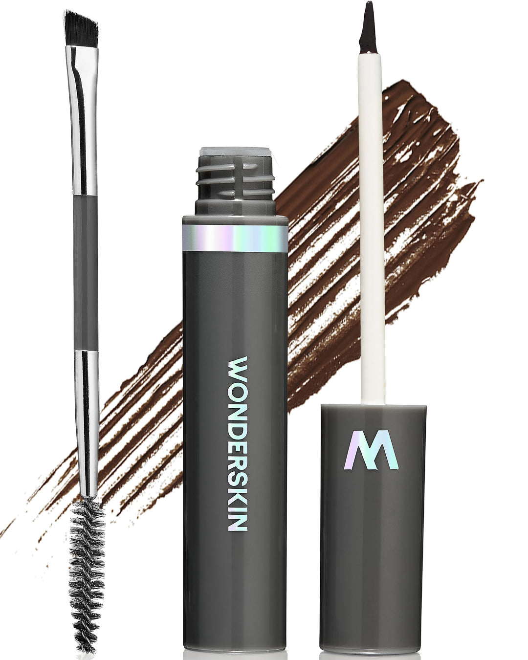 Wonderskin Dream Brow Eye Brow Gel, Long Lasting Eyebrow Gel, Waterproof, Transfer Proof Tinted Filler Eyebrow Mascara (Dark Brunette)