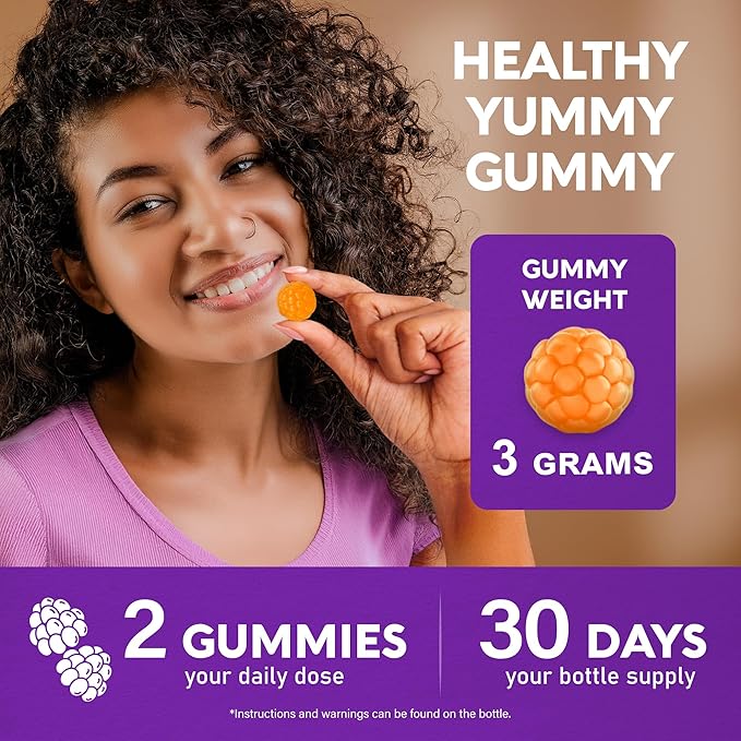 Biotin Gummies with Collagen - Hair Growth Support Skin & Nail Strength - for Women & Men - Biotin 10000mcg | Keratin | Hyaluronic Acid | B-Complex | Saw Palmetto - Sugar-Free, Tropical Mix - 60 Gummy