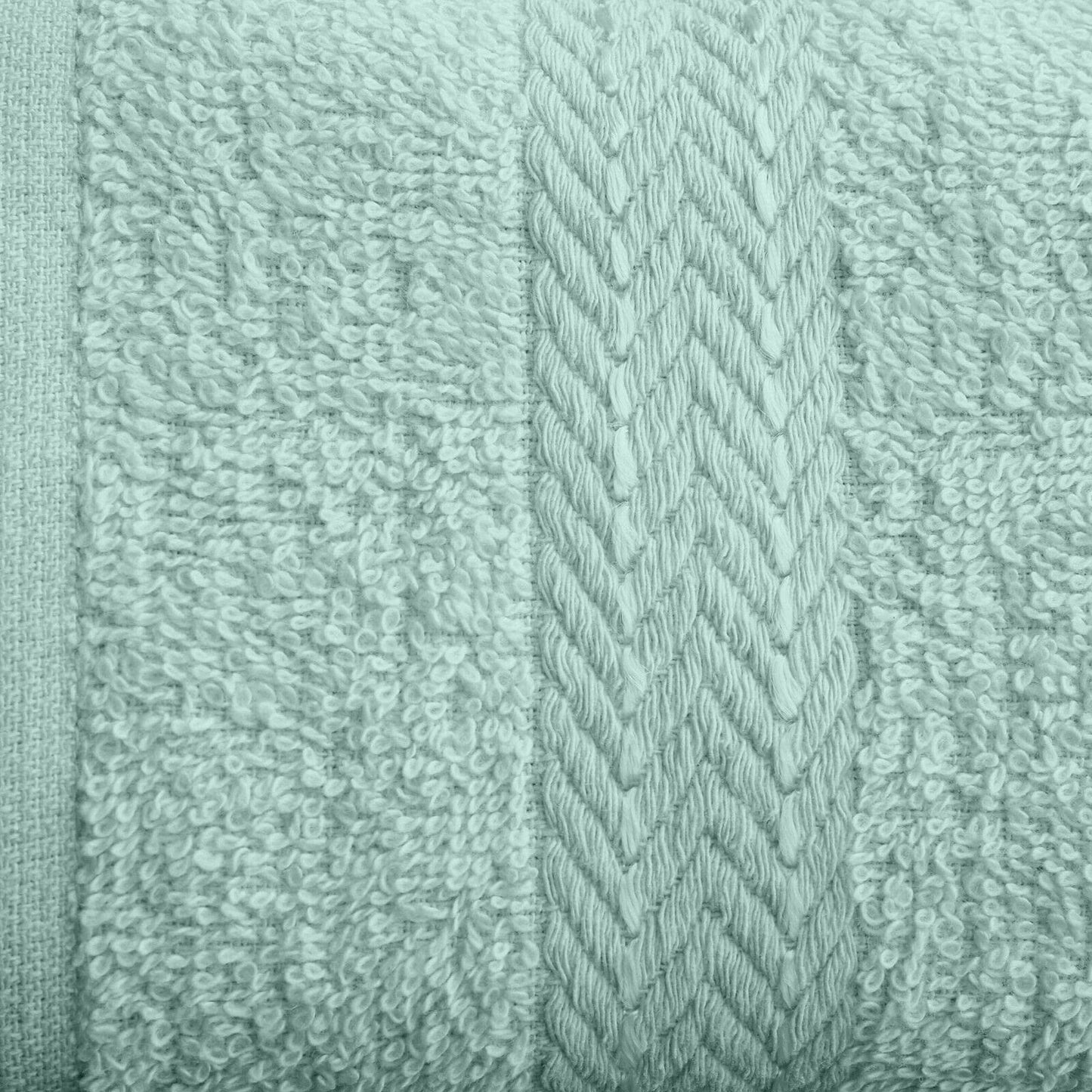 10 Pieces Towel Bale Sets 100% Pure Egyptian Cotton Premium Hotel Quality Towels Bale Set 500 GSM Super Soft Extra Absorbent 4 Face 4 Hand 2 Bath Towels Sets Bathroom Accessories (Duck Egg)