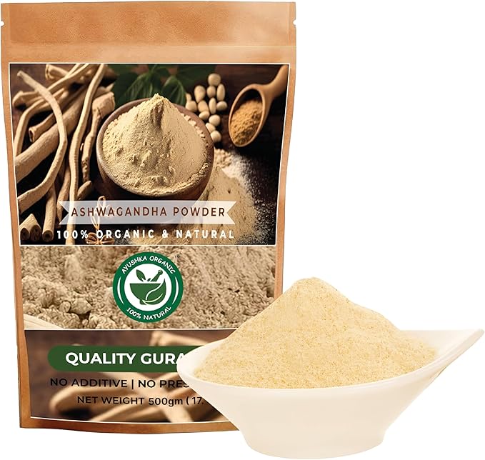 Ashwagandha Root Powder | Withania somnifera | Enhance Energy & Support Vitality (17.7 OZ | 500 gm)