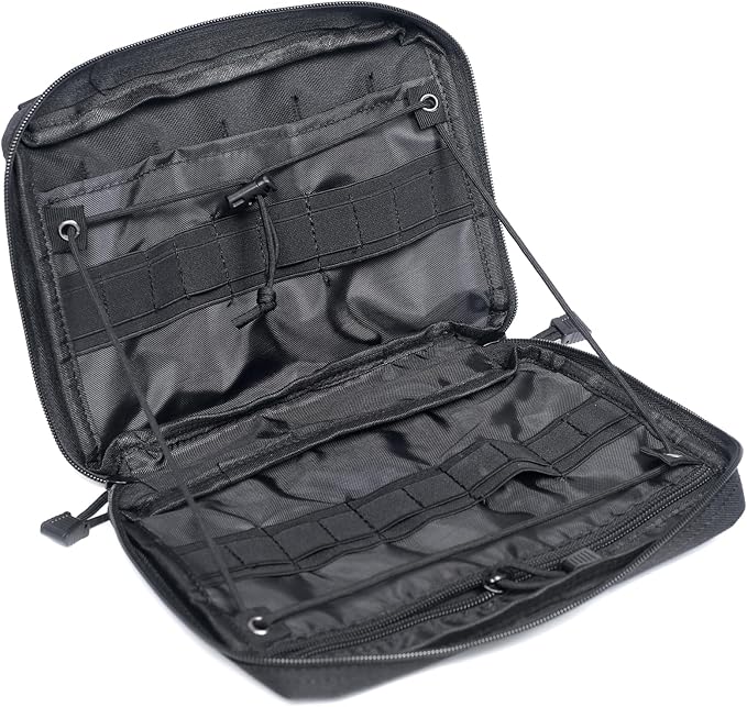 Azarxis Equipment Multi-Purpose Tactical EDC Admin MOLLE Pouch Utility Tools Bag Organizer Military Waist Belt Modular Attachment