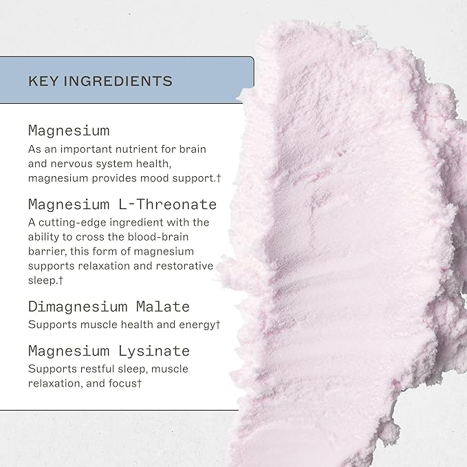 NeuroCalm Magnesium Powder by Dr. Amy Myers - Best Form of Magnesium L-Threonate to Enhance Health & Cognitive Support - Promotes Attention & Memory Learning Focus - 30 Servings(2.65 OZ)