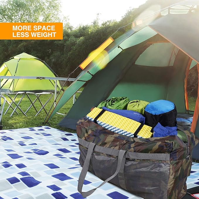 REDCAMP Foldable Travel Bag, Large Sports Bag, 75L/96L/100L, Lightweight Waterproof Tote Bag