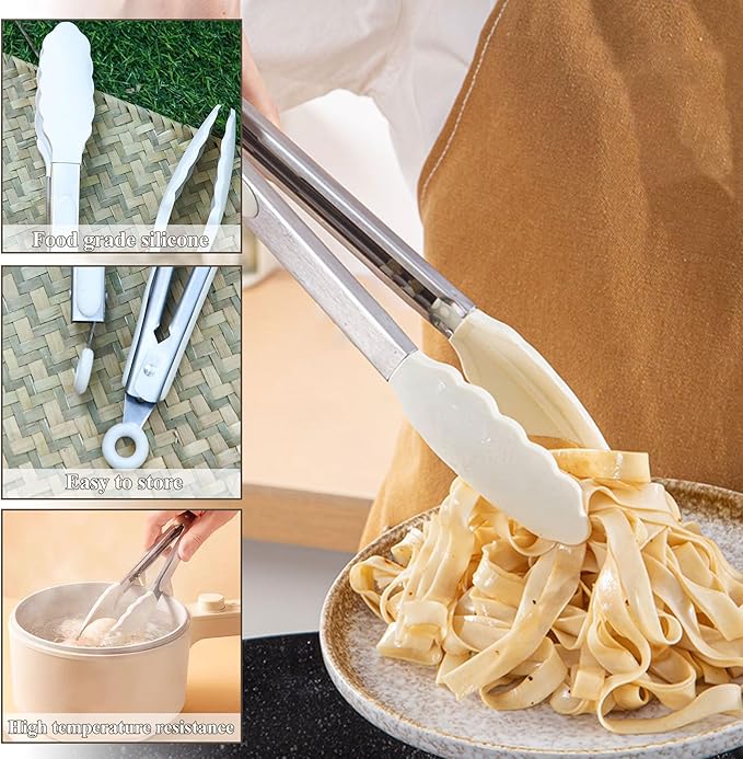 12PCS Camping Accessories Kitchen Cooking Utensils Set - Portable Outdoor Camp Cookware Set, Silicone Camper Essentials Gear Must Have Supplies for Travel RV BBQ Grill Picnic Hiking