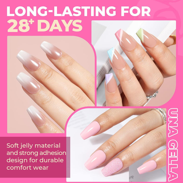 504Pcs Matte Soft Gel Toe Nail Tips | Full Cover for DIY Nail Extensions