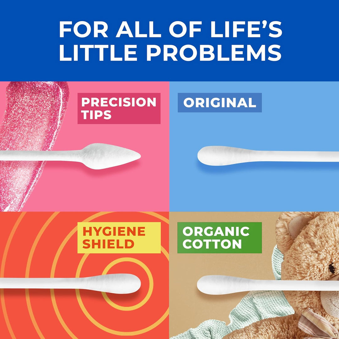 Q-Tips Cotton Swabs | 100% Cotton | Hygiene & Beauty Care | 750 Count