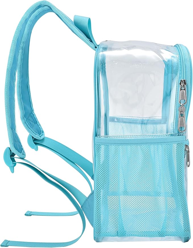 USPECLARE Clear Backpack for Stadium Approved 12×6×12, Water proof Clear Bag for Stadium Events and Concert Work Sport Event