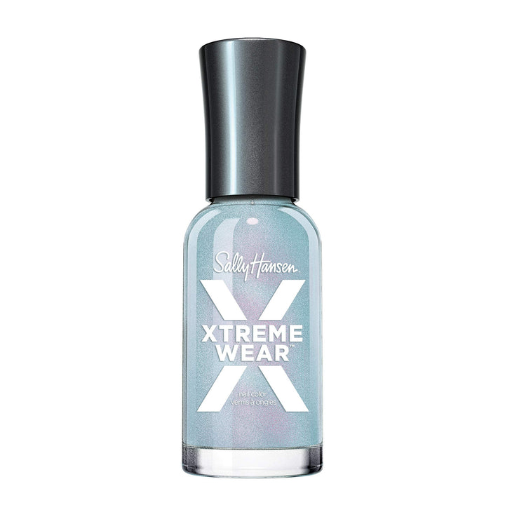 Sally Hansen Xtreme Wear, Iris Illusion, 0.4 Fl Oz, Pack of 1 with Blue Blitz, 0.4 Fluid Ounce