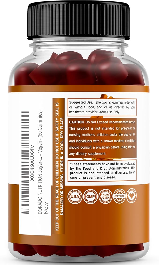 ADK Gummies Vitamin D3 K2 (60 Gummies) - Supplement with D & K - 10 Vegan Supplement - Ceylon Cinnamon (60 Capsules) Digestion Overall Wellness Support - Ceylon Supplements - Vegan & Made in USA