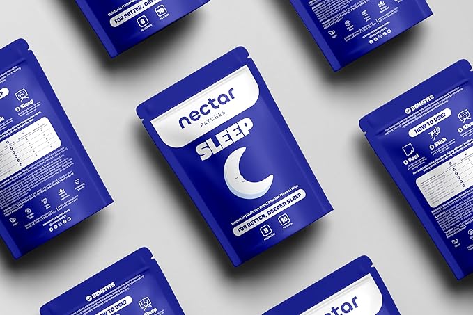 10x Sleep Patches with 6mg Melatonin, Valerian Root, Passion Flower & Hops | Extra Strength Formula for Deep, Restful Sleep | Easy-to-Apply, Long-Lasting & Comfortable