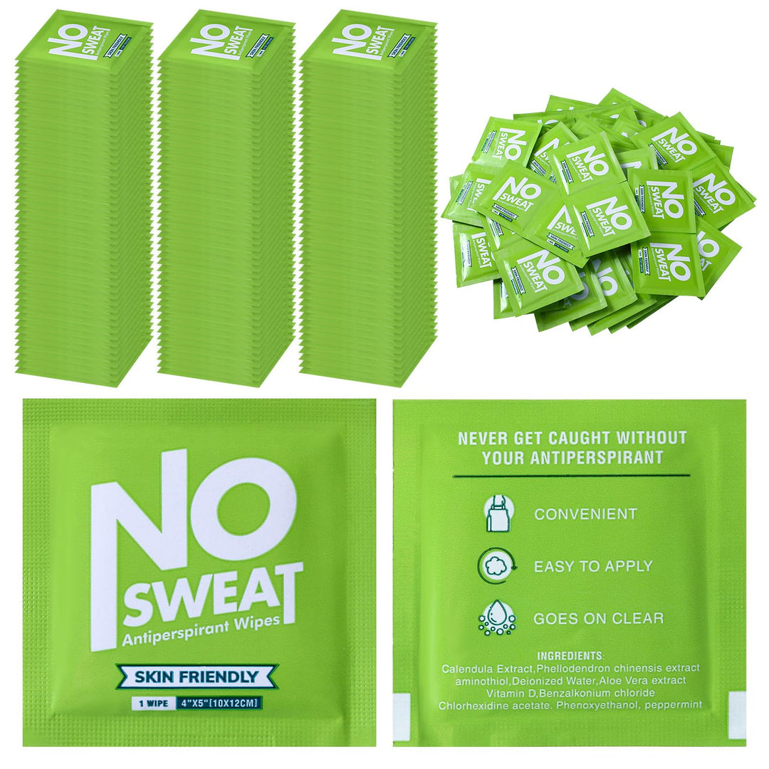 Timgle 150 Pcs Antiperspirant Deodorant Wipes Individually Wrapped Bulk Armpit Deodorant Sweat Wipes Body Wipes for Women Men Teens Underarm Armpit Excessive Sweating(Bright)