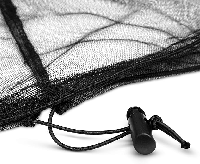 Mosquito Head Net for Insect, Fly & Bug Protection - Quality Mesh Netting for Travel, Camping, Gardening, Safari & Fishing - Fits All Type of Hats for Men & Women