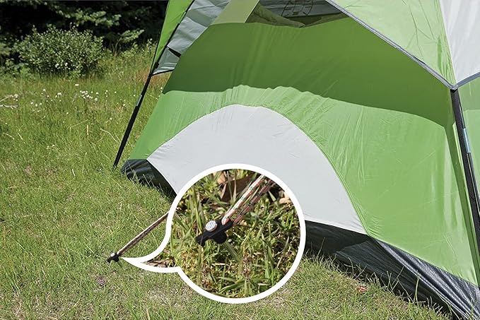 ABCCANOPY Tent Stakes 11" Camping Tent Stakes, 10pc-Pack (Black)