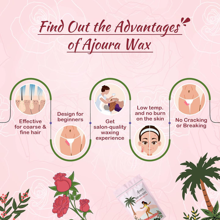 Ajoura 2.5LB Aloe Hard Wax Beads | Premium Sensitive Skin Hair Removal
