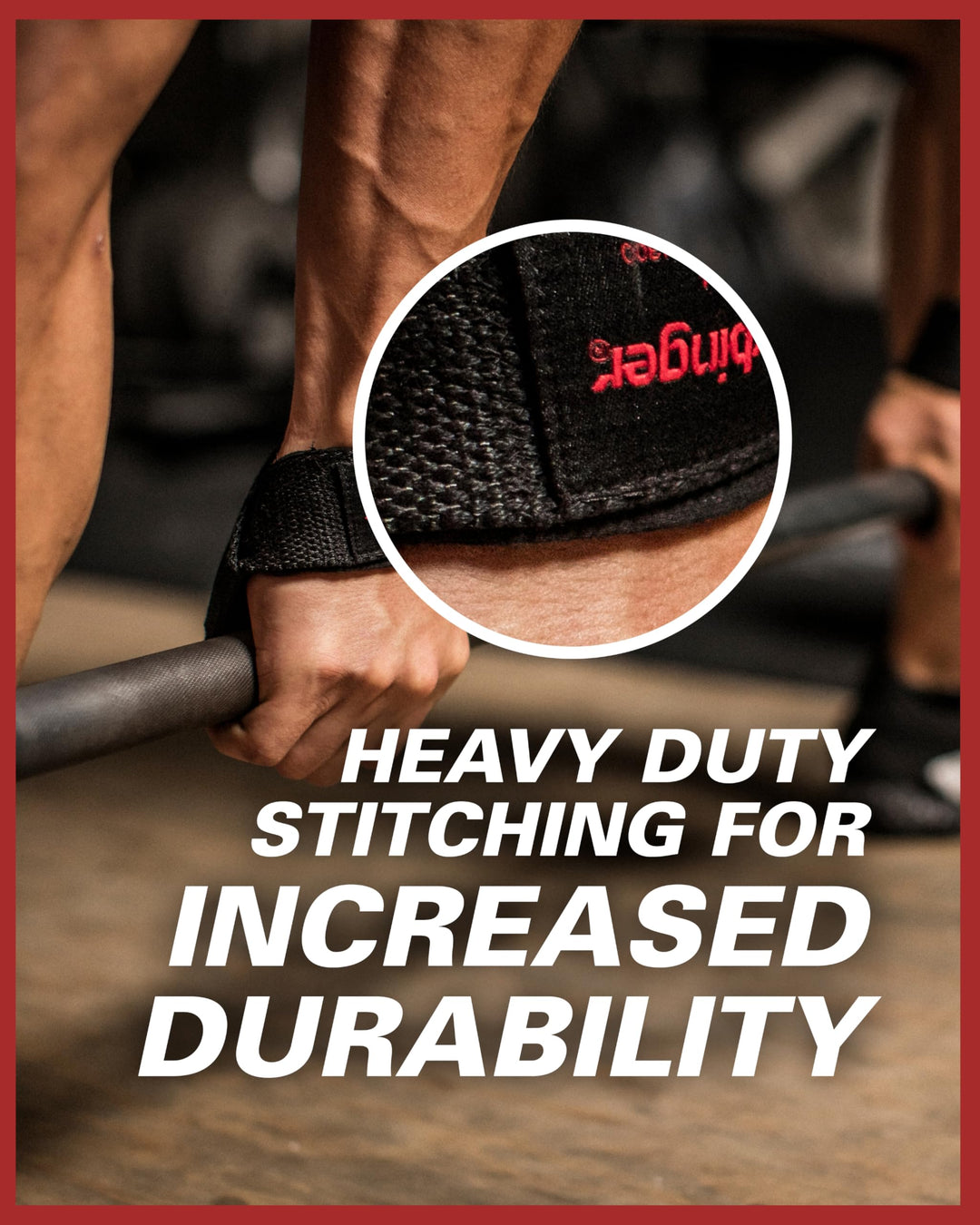 Harbinger Padded Cotton Lift Straps, Black - Soft, Supportive Neotek Wrist Pads - 21.5" Length, 1.5" Width - Reinforced Edges & Heavy-duty Stitching - Cushions Wrists for Lifting Support