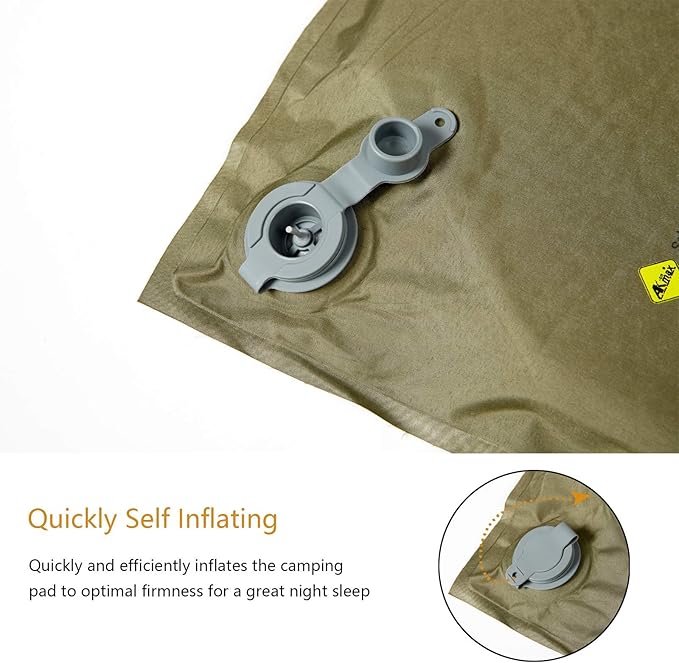 MT Military Army Alice Embedded Air Self-Inflating Camp Mat Olive Drab