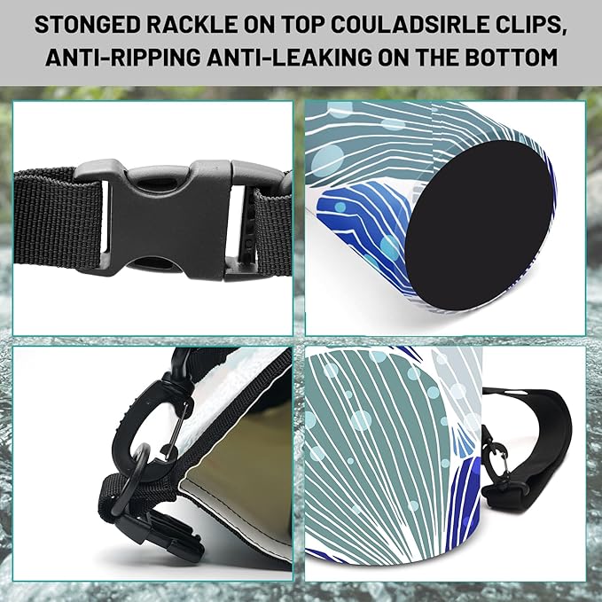 Waterproof Dry Bag,Roll Top Modern Abstract Art Heart Shape Waterproof Backpack 5L/10L/20L Floating and Lightweight Bags for Kayaking, Boating, Fishing, Swimming and Camping