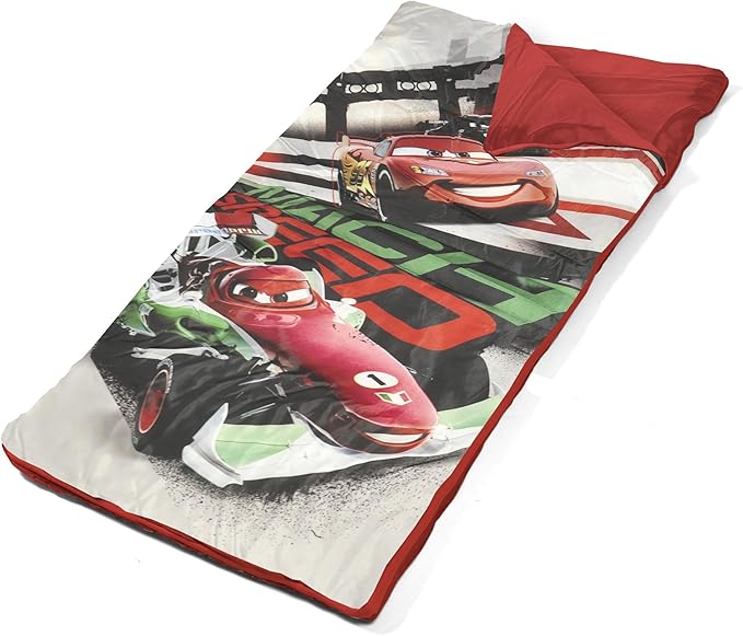 Idea Nuova Disney Cars 2 Piece Sling Bag Slumber Set, 30"x54", Cars