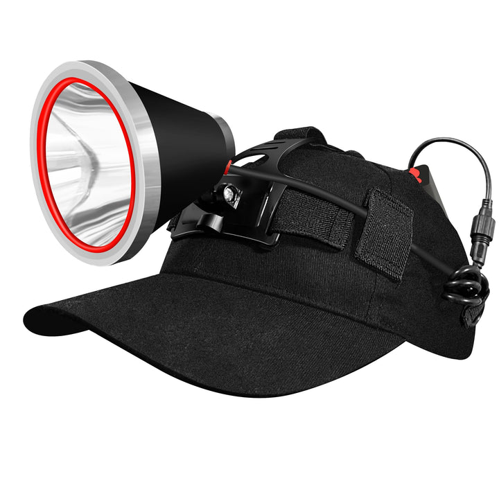 BIGSUN Rechargeable Spotlight Q953 with S300 Rechargeable Headlamp