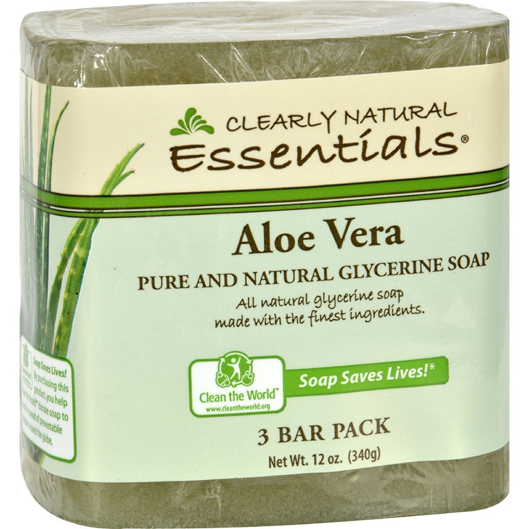 Pure & Natural Glycerine Soap; Aloe Vera