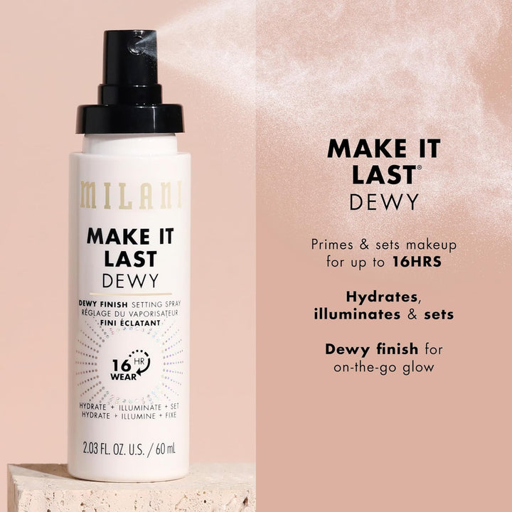 Milani Sunscreen Setting Spray & Primer | SPF 30 UVA/UVB Protection - 2 Pack