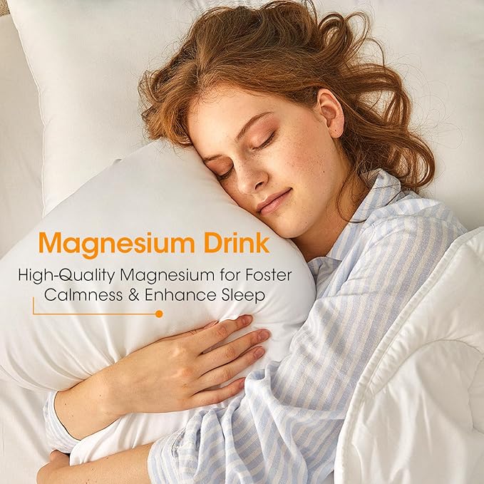 Magnesium Citrate Liquid Magnesium Drink Oral Solution with Vitamin, Zinc & Sodium Bromelain, Essential Magnesium Supplement Support Immune, Bone Health and Zzz, Pineapple Flavor, 10 Fl Oz