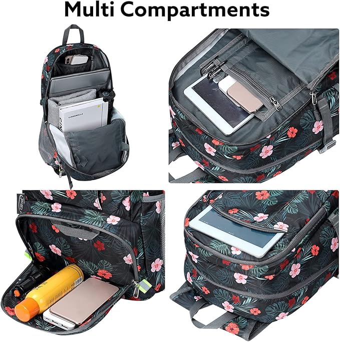 G4Free 40L Lightweight Packable Hiking Backpack, Waterproof Travel Daypack