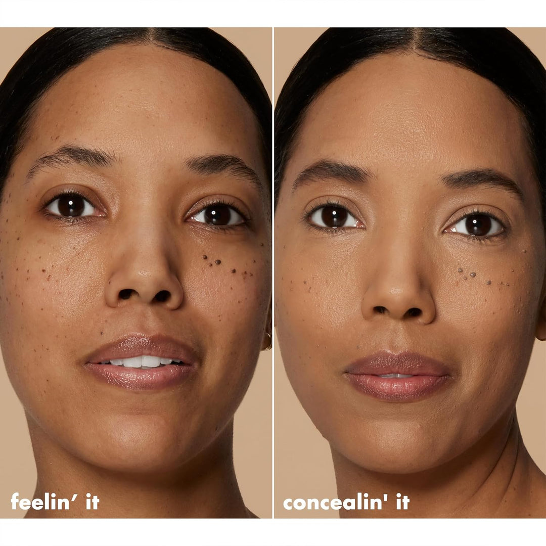 e.l.f. Hydrating Camo Concealer | Full-Coverage Satin Finish | Vegan, Medium Golden
