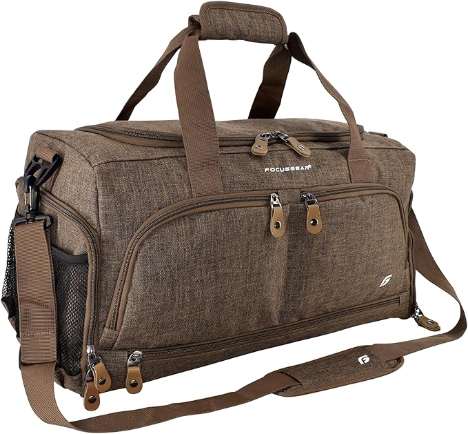 Ultimate Gym Bag 2.0: The Durable Crowdsource Designed Duffel Bag with 10 Optimal Compartments Including Water Resistant Pouch