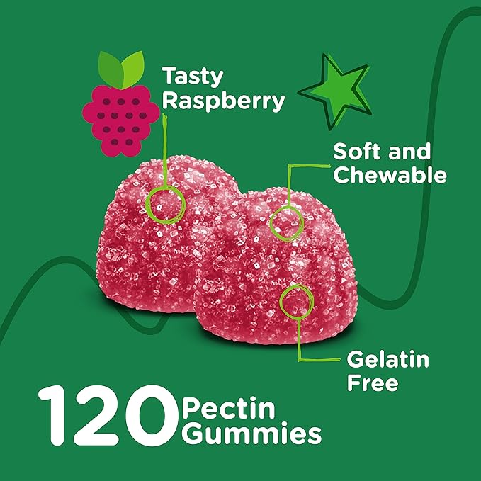 Kids Magnesium Citrate Gummies - Supports Sleep Aid, Calm Gummies, Muscle Relaxer, Optimal Relaxation - Vegetarian, Gelatin Free, Gluten Free, GMO Free - Tasty Chewable Raspberry Flavored Gummy