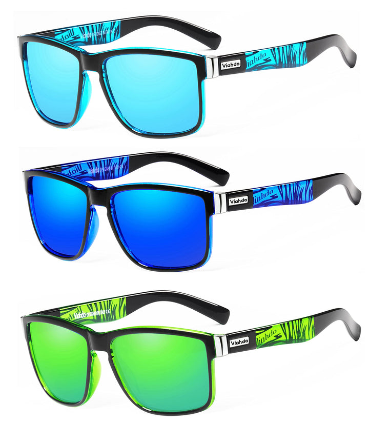 VIAHDA Polarized Sports Sunglasses for Man Cycling Running Fishing Golf Sun glasses Women HD6009